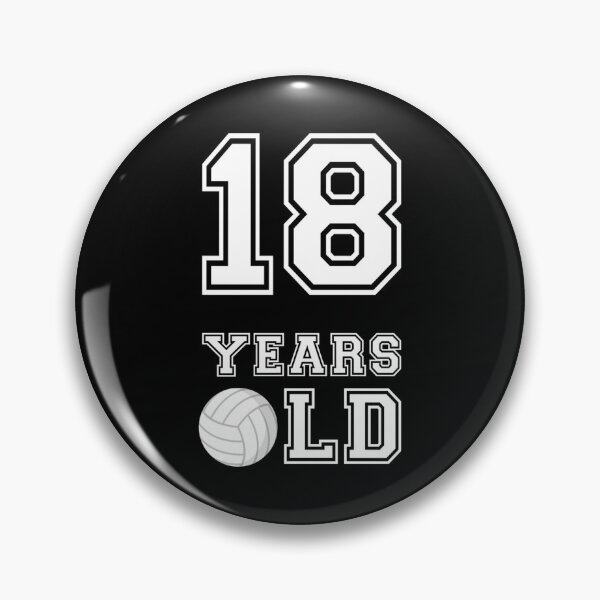 Item preview, 18 Years Old Volleyball 18th Birthday Gift Sticker designed and sold by ximenagene.