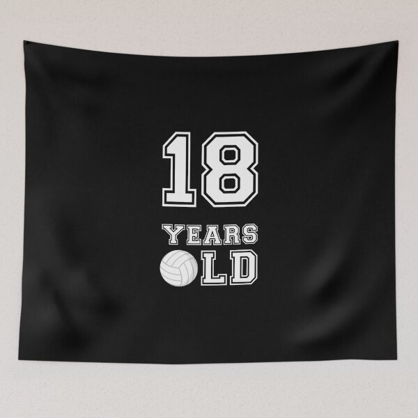 Item preview, 18 Years Old Volleyball 18th Birthday Gift Sticker designed and sold by ximenagene.