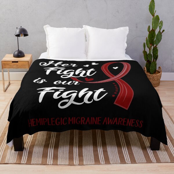 Item preview, Her Fight Is Our Fight Hemiplegic Migraine Awareness designed and sold by Kohend.