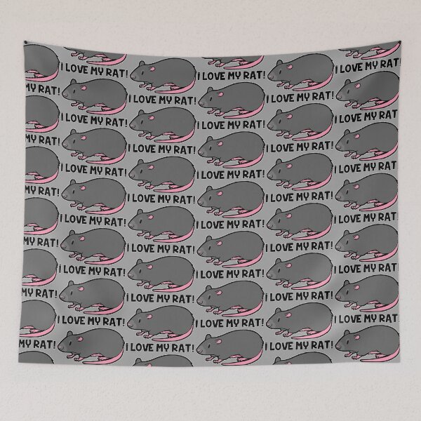 Item preview, I love my rat! designed and sold by Draikinator.