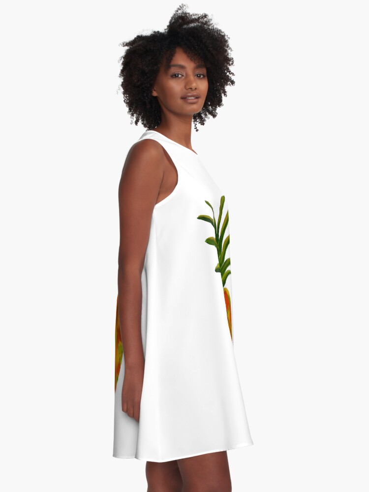 Alternate view of Golden Pineapple A-Line Dress