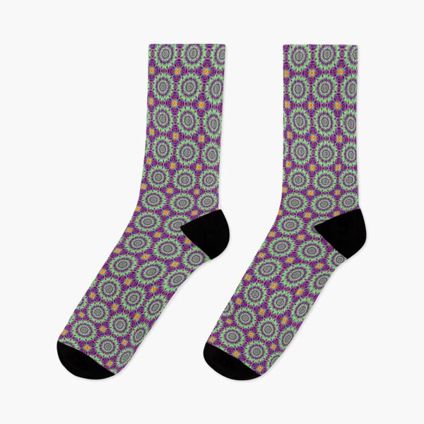 Item preview, Psychedelic Pulse in Purple and Green designed and sold by tropical_dream.