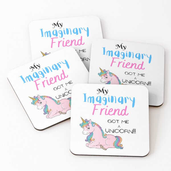 Item preview, My Imaginary friend got me a unicorn  designed and sold by TruLuv.