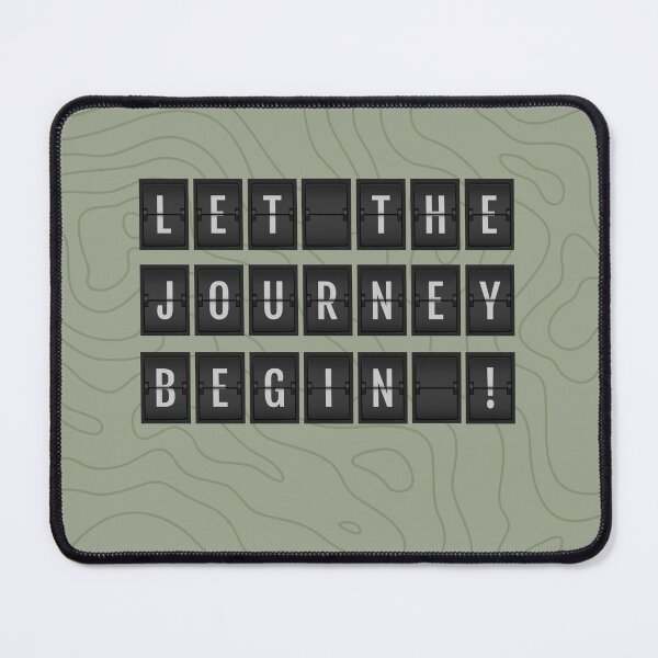 Item preview, Let the Journey Begin! designed and sold by Roam-and-Root.