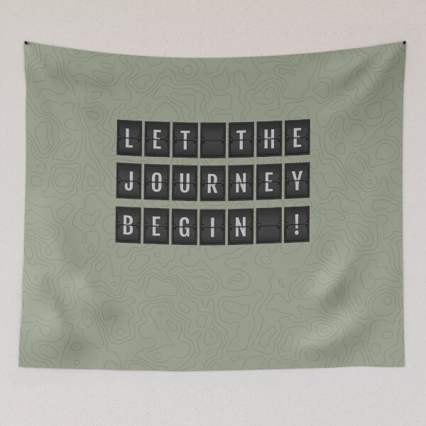 Item preview, Let the Journey Begin! designed and sold by Roam-and-Root.