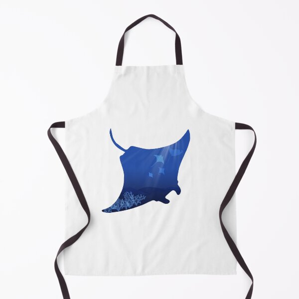 Item preview, Manta Ray Silhouette With Coral Reef designed and sold by WiseWitch.