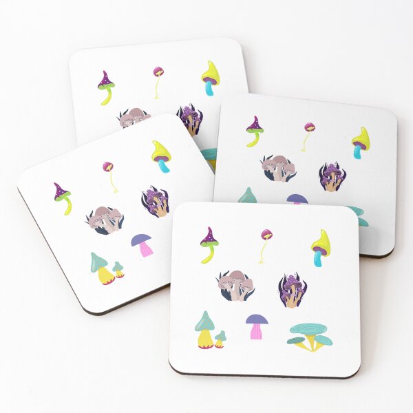 Item preview, Cute Colorful Wild Mushrooms  designed and sold by silviaol.