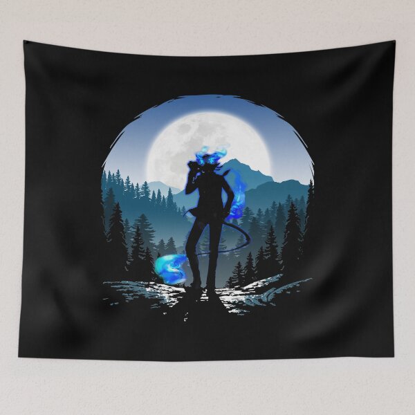 Item preview, Rin blue tail with Kuro designed and sold by laarsjosh123.