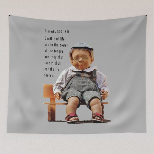 Item preview, Christian Scripture Power of the tongue Proverbs 1821 Long  designed and sold by SmuMakes.