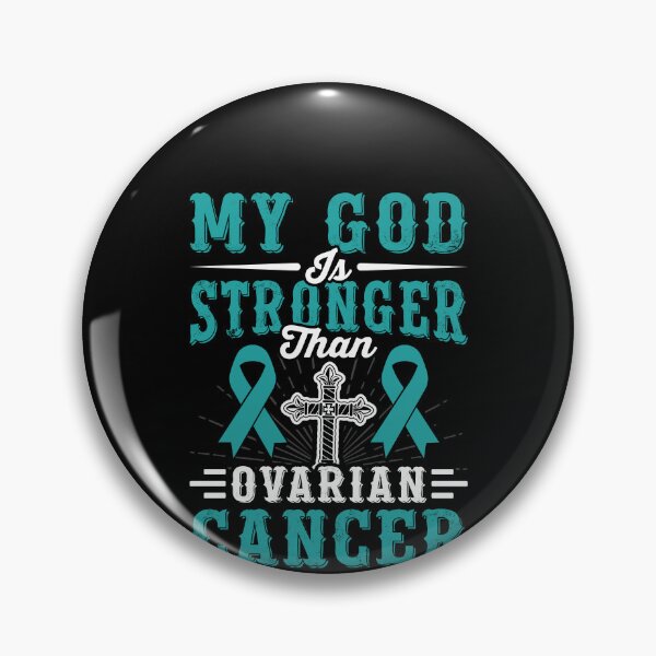 Item preview, My God Is Stronger Than Ovarian Cancer Shirt, Ovarian Cancer Support Shirt, PCOS Awareness Shirt, Ovarian Cancer Warrior Shirt, Ovarian Teal designed and sold by aymob.