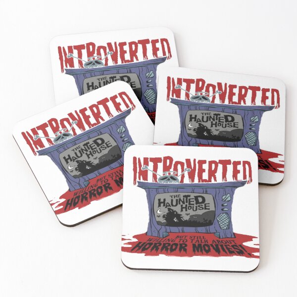 Item preview, Introverted but still willing to talk about horror movies! designed and sold by apstarz.