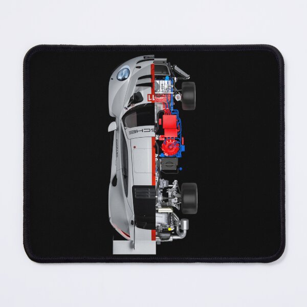 Item preview, Germany sport car drive train with flat six engine blueprint designed and sold by SmuMakes.