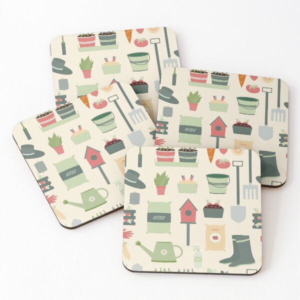Item preview, Cool Gardening Theme Pattern  designed and sold by silviaol.