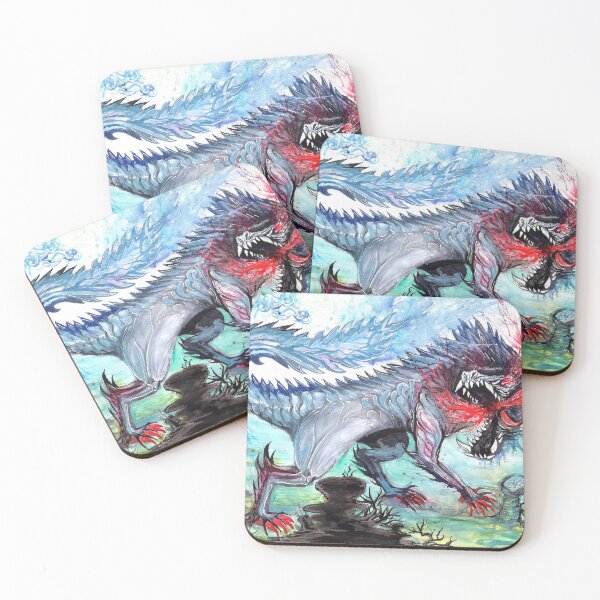 Item preview, Odogaron Monster Hunter Watercolor designed and sold by Inkhov Art.
