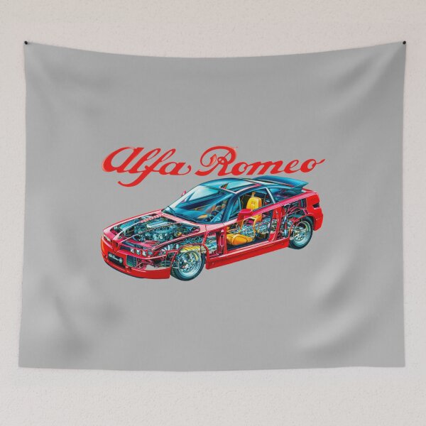 Item preview, Italian sport car 2 door coupe SZ V6. Cutaway automotive art   designed and sold by SmuMakes.