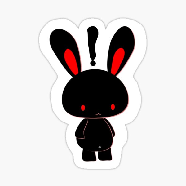 black-rabbit-a-black-rabbit-sticker-piece-drawn-by-digital-art