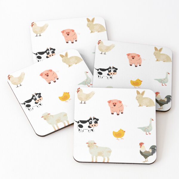 Item preview, Cute Farm Animals designed and sold by silviaol.