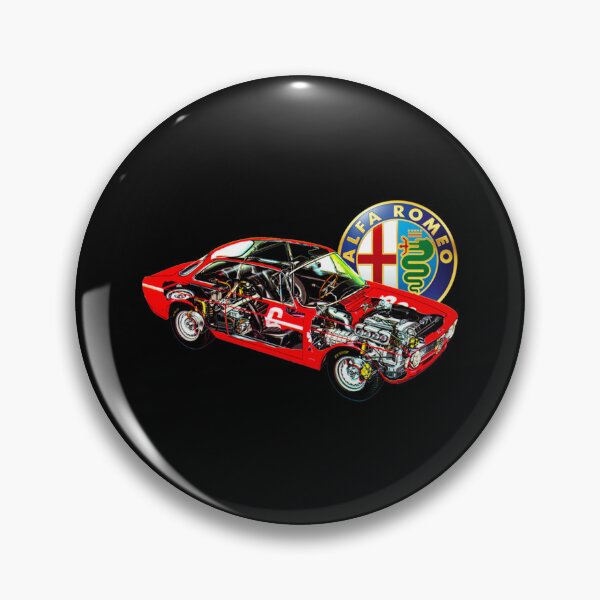 Item preview, Italian red sport 2 door coupe Giulia sprint GTA SA. Cutaway car art automotive transmission    designed and sold by SmuMakes.
