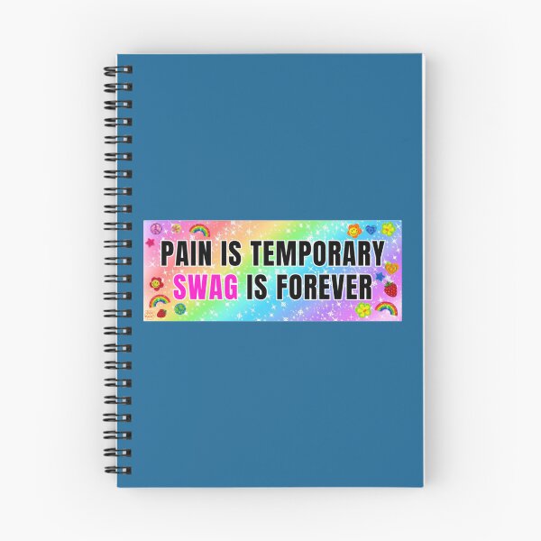 Item preview, Pain is Temporary Swag is Forever  designed and sold by SmuMakes.
