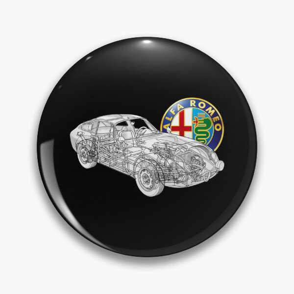 Item preview, Italian sport retro 2 door car Giulia TZ. Cutaway car art automotive power train      designed and sold by SmuMakes.