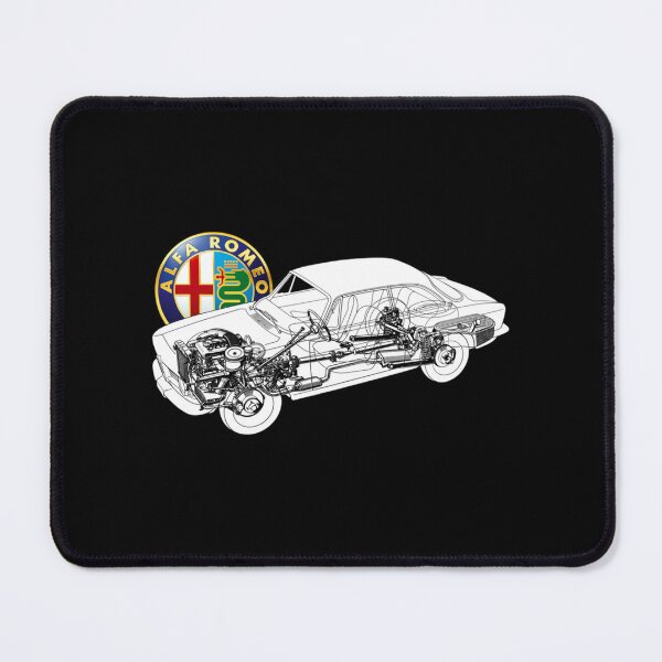 Item preview, Italian sport 2 door coupe Giulia Sprint GT. Cutaway car art automotive transmission designed and sold by SmuMakes.