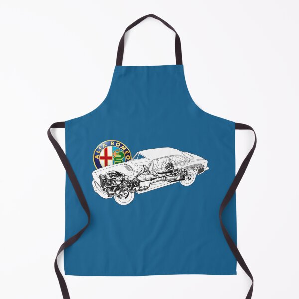 Item preview, Italian sport 2 door coupe Giulia Sprint GT. Cutaway car art automotive transmission designed and sold by SmuMakes.