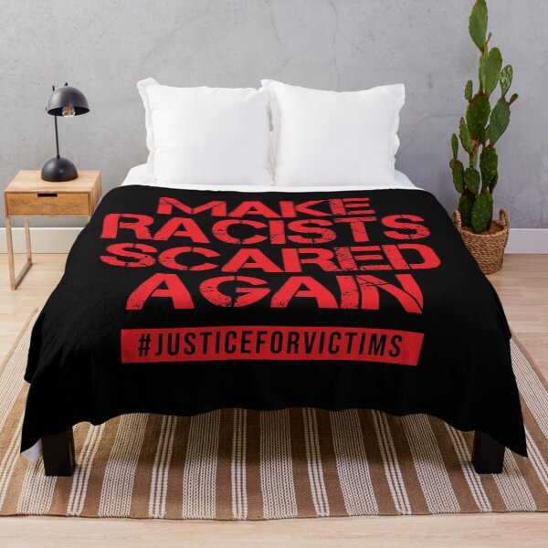 Item preview, Make Racist Scared Again !! ( Against Gun Violence Justice for Victims ) designed and sold by WULFLAND ARTS.