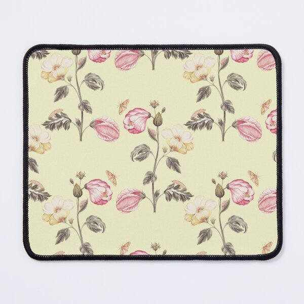 Item preview, Vintage Pink Floral Wallpaper designed and sold by NoCoffeeNoLife.