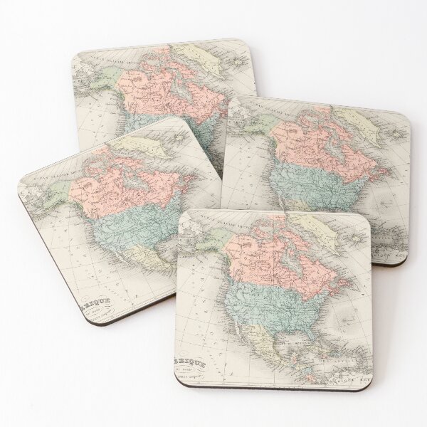 Item preview, Vintage North America Map designed and sold by SuziQPrayers427.