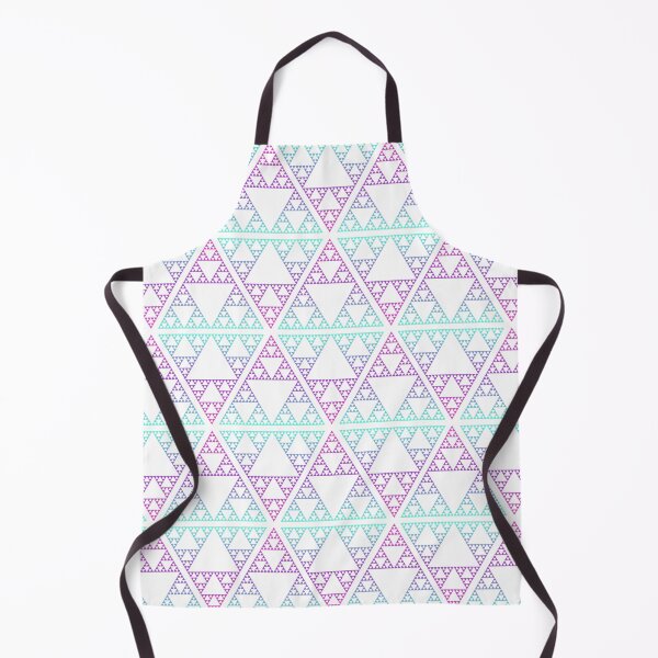Item preview, Sierpinski Triangle - blue / Pink Gradient designed and sold by ilexdesigns.