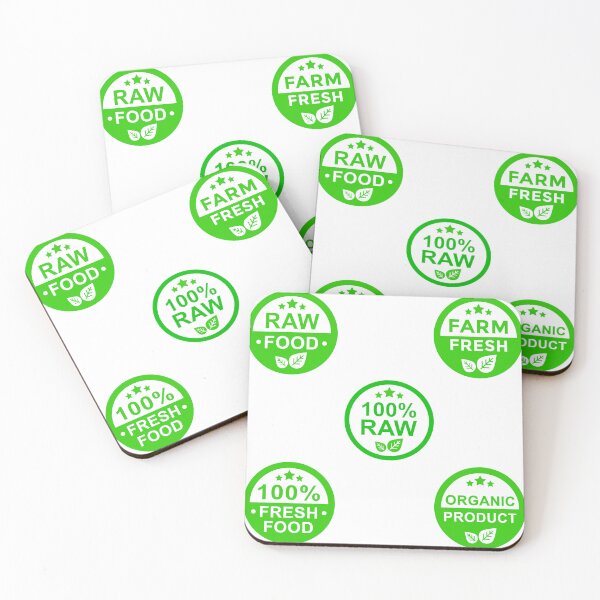 Item preview, Farm Fresh Raw Food Green Labels designed and sold by silviaol.