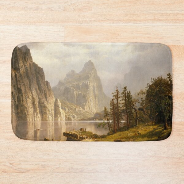 Item preview, Merced River, Yosemite Valley | Albert Bierstadt | 1866 California National Park Art designed and sold by CJET.
