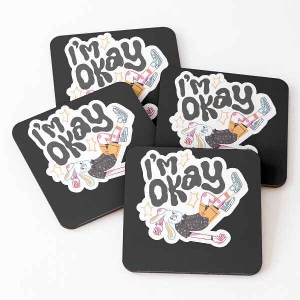Item preview, I'm Okay Bunny Relatable designed and sold by GorrellAnita.