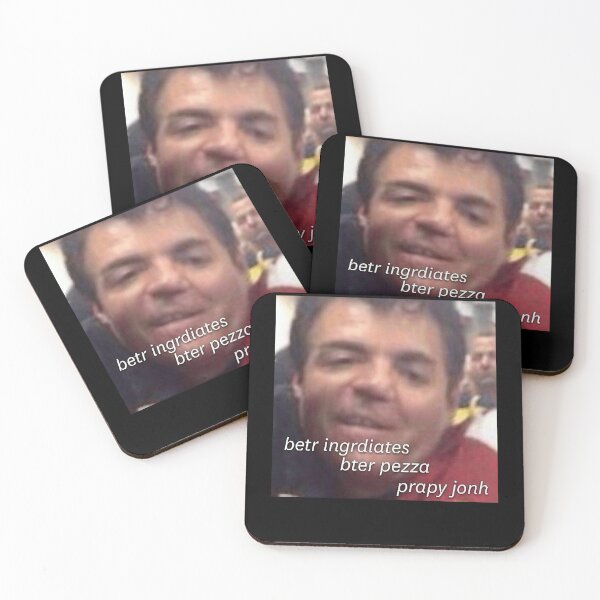 Item preview, Prapy Jonh meme betr ingrdiates bter pezza designed and sold by GorrellAnita.
