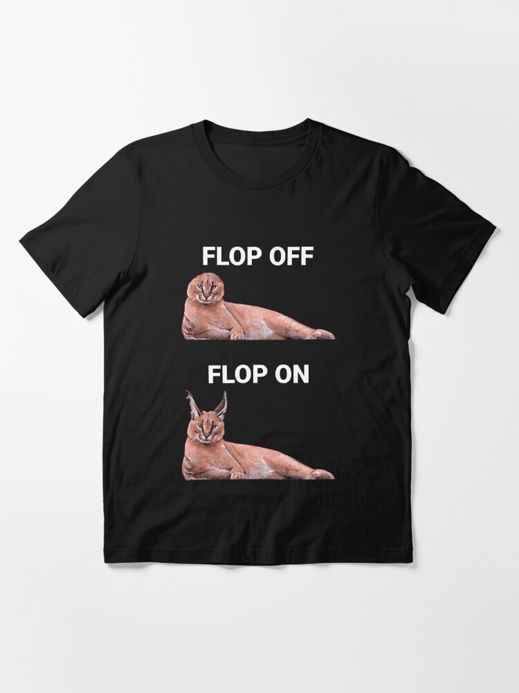 Big Floppa Caracal Cat Meme' Unisex Poly Cotton T-Shirt