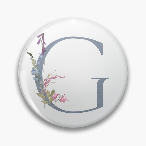 Item preview, Letter G Field Flowers Personalized designed and sold by WildAliceArt.