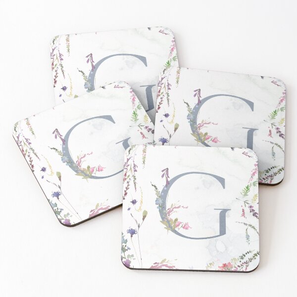 Item preview, Letter G Field Flowers Personalized designed and sold by WildAliceArt.