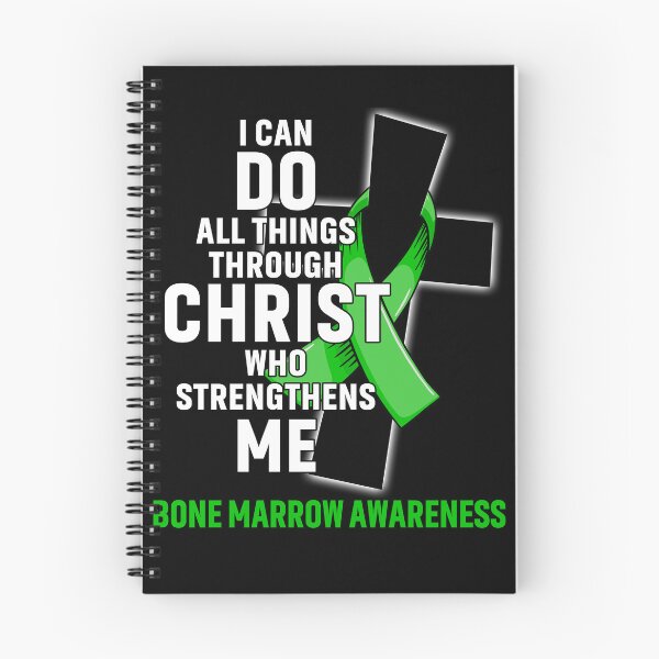 Item preview, I Can Do All Things Through Christ Who Strengthens Me Bone Marrow Awareness designed and sold by Hatjar.
