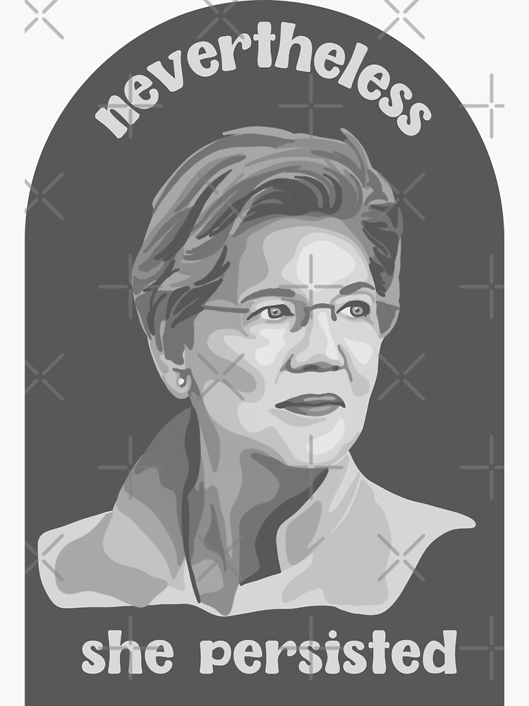 elizabeth-warren-sticker-by-unhingedheather-redbubble