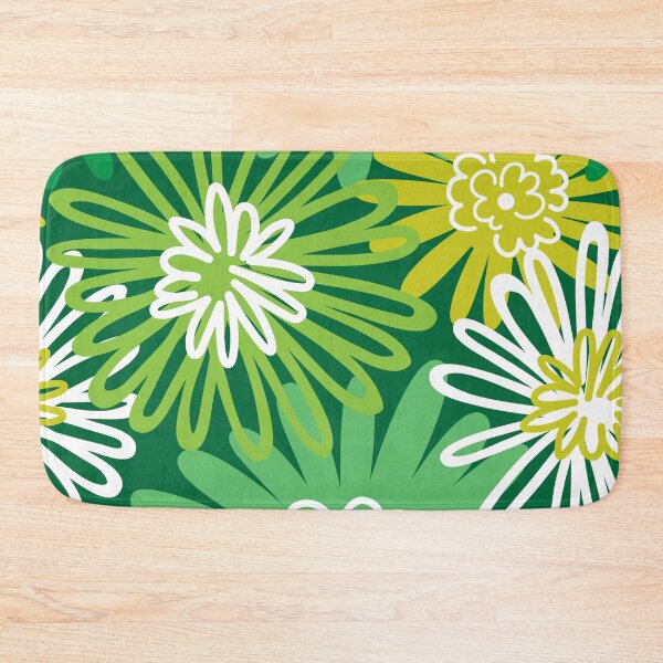 Item preview, Doodle Flowers - Green designed and sold by pugmom4.