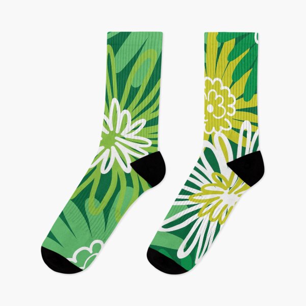 Item preview, Doodle Flowers - Green designed and sold by pugmom4.