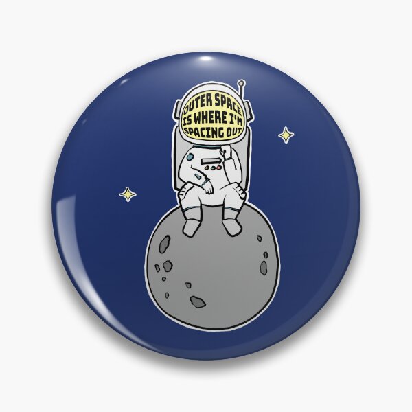 Item preview, Astronaut Spacing Out (Grey) |  designed and sold by PixelsandPulp.
