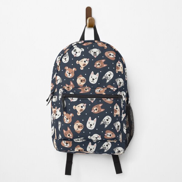 Item preview, Cute puppies - dogs on dark blue designed and sold by littlearrow.