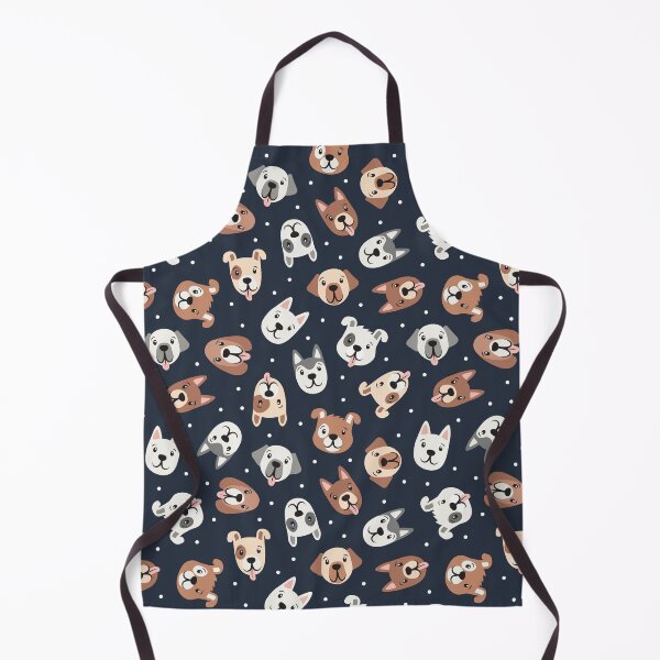 Item preview, Cute puppies - dogs on dark blue designed and sold by littlearrow.