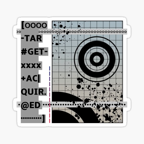 Target Acquired by WIPjenni Sticker