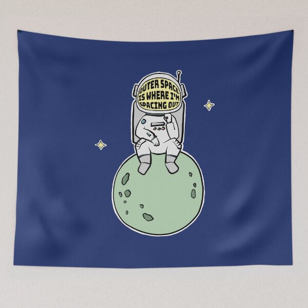 Item preview, Astronaut Spacing Out (Green) |  designed and sold by PixelsandPulp.