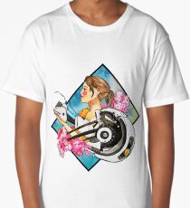 Chell & GLaDOS Long T-Shirt