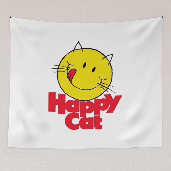Item preview,  Happy Cat Food 1980's Vintage Cat Lovers T-Shirt designed and sold by Enya44Oi.