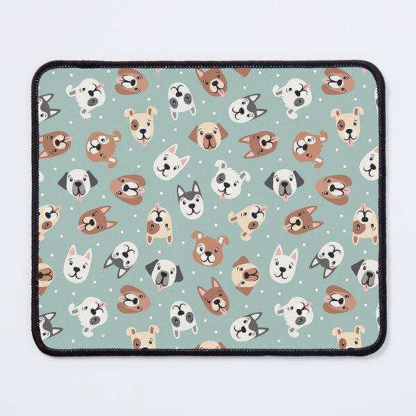 Item preview, Cute puppies - dogs on soft green designed and sold by littlearrow.