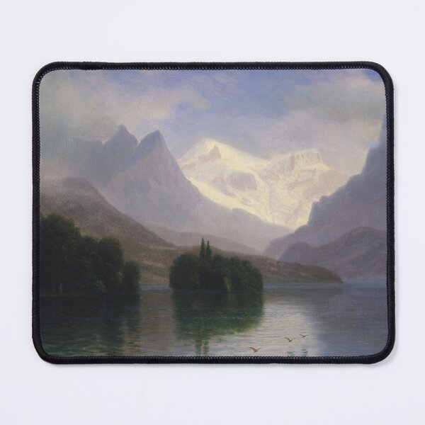 Item preview, Mountain Scene | Albert Bierstadt | 1880 Yosemite National Park Art designed and sold by CJET.